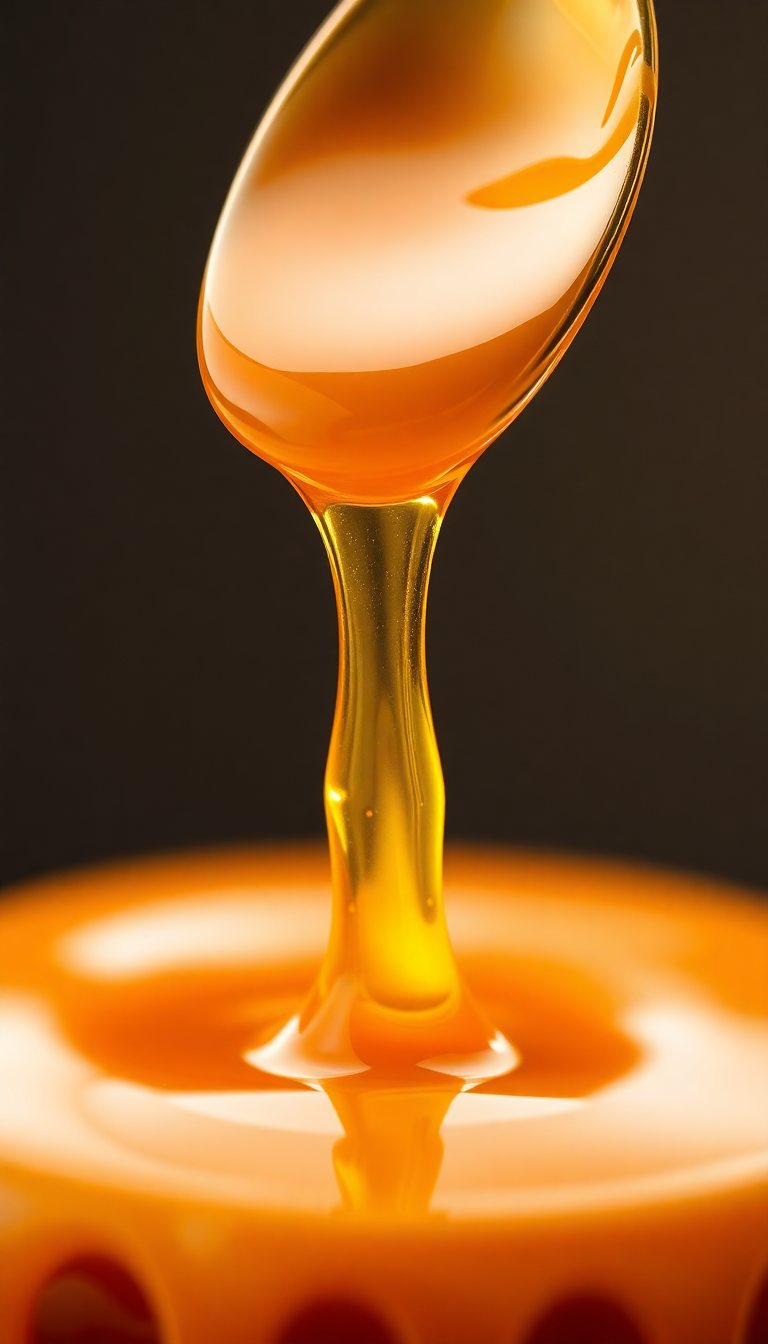 Honey Dripping From Surreal HD Wallpaper