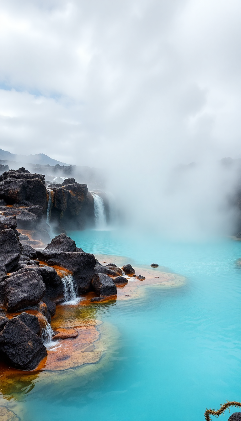 Volcanic Hot Springs Cool HD Wallpaper
