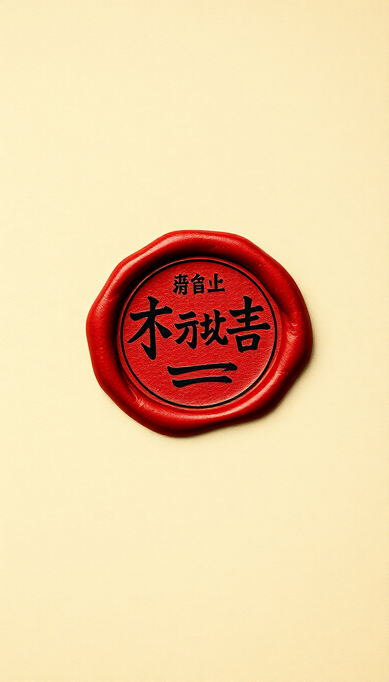 Aesthetic Surreal Handwritten Letter Wax Wallpaper