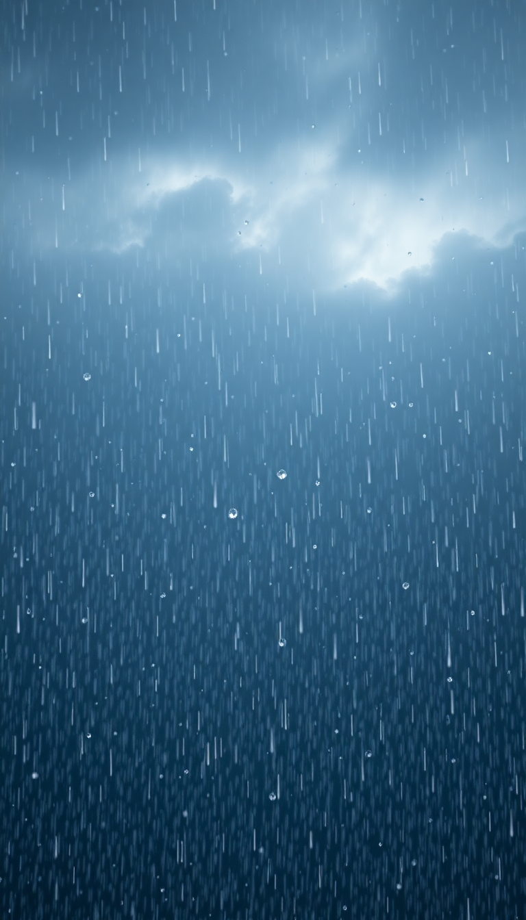 Hailstorm Dramatic Ice Falling Dark Photorealistic Wallpaper