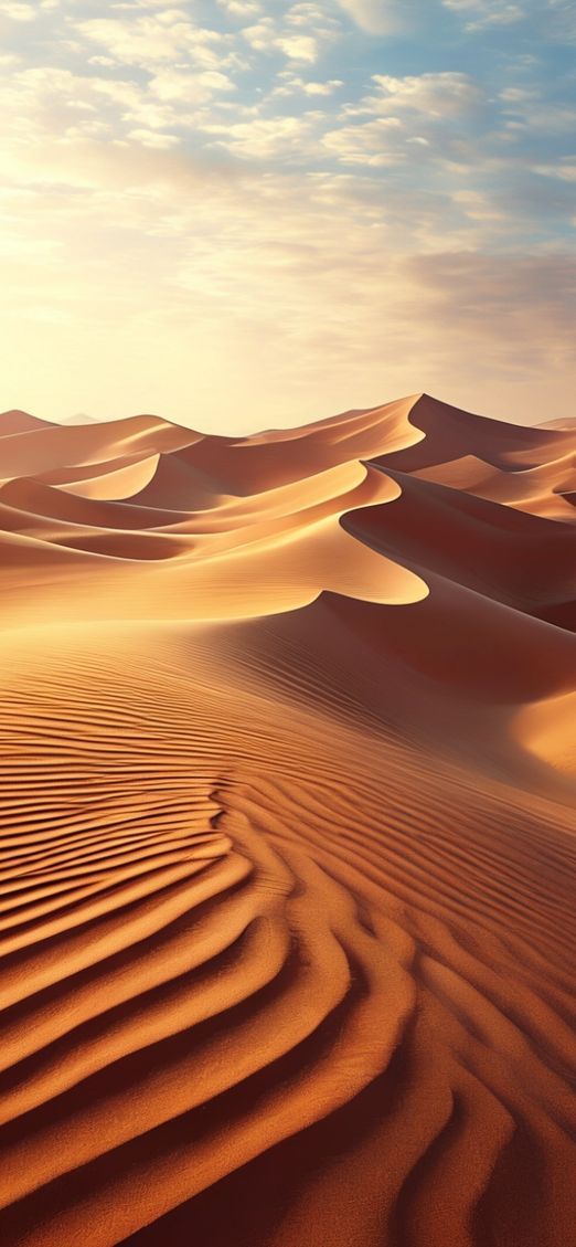 Sand Dune Ripples Vibrant Plus Wallpaper