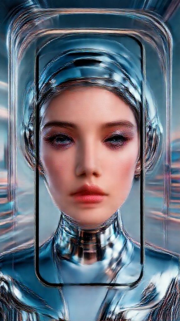 60s Vision Future Chrome Cyberpunk Remaster Wallpaper