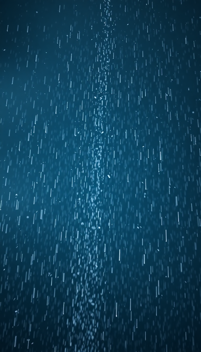 Breathtaking Dark Falling Ice Dramatic Photorealistic Wallpaper