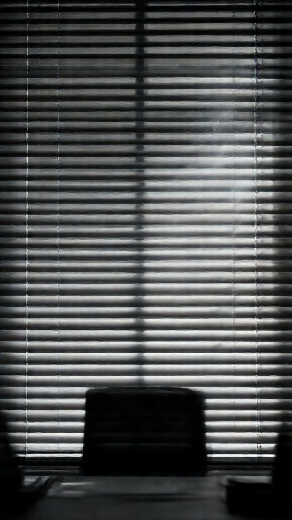 Dark Electric Noir Detective Office Wallpaper