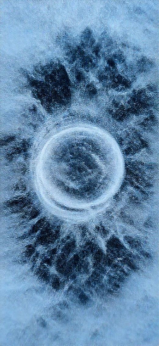 Alpine Trapped Bubbles Frozen Texture Photorealistic Wallpaper