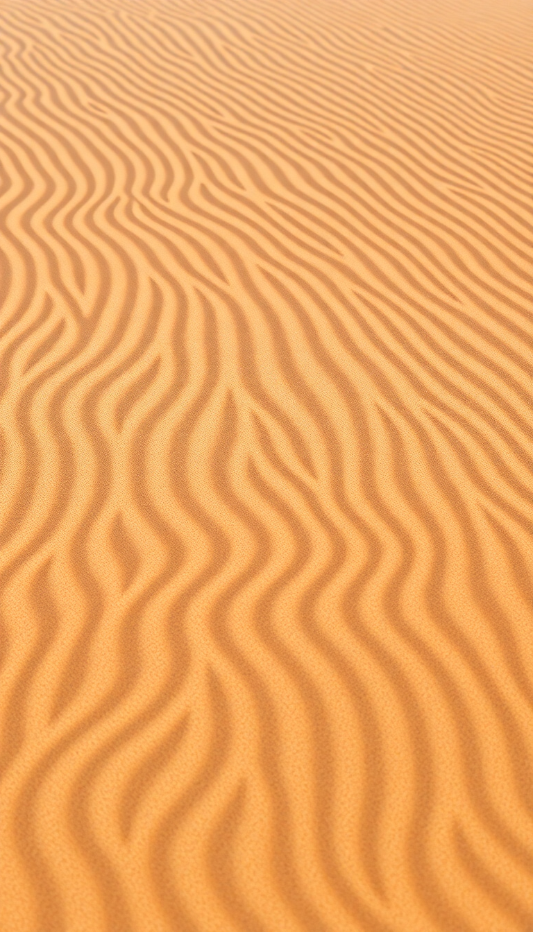 Tropical Sand Ripples Patterns Photorealistic Wallpaper