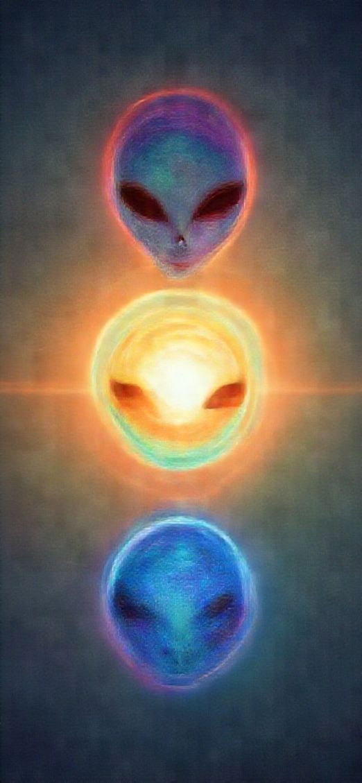 Misty Sunrise Three Suns Different Digital art Wallpaper