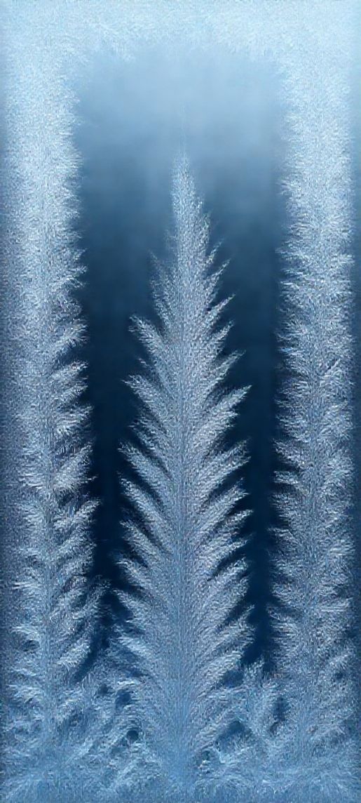 Frost Patterns On Sharp Super Wallpaper