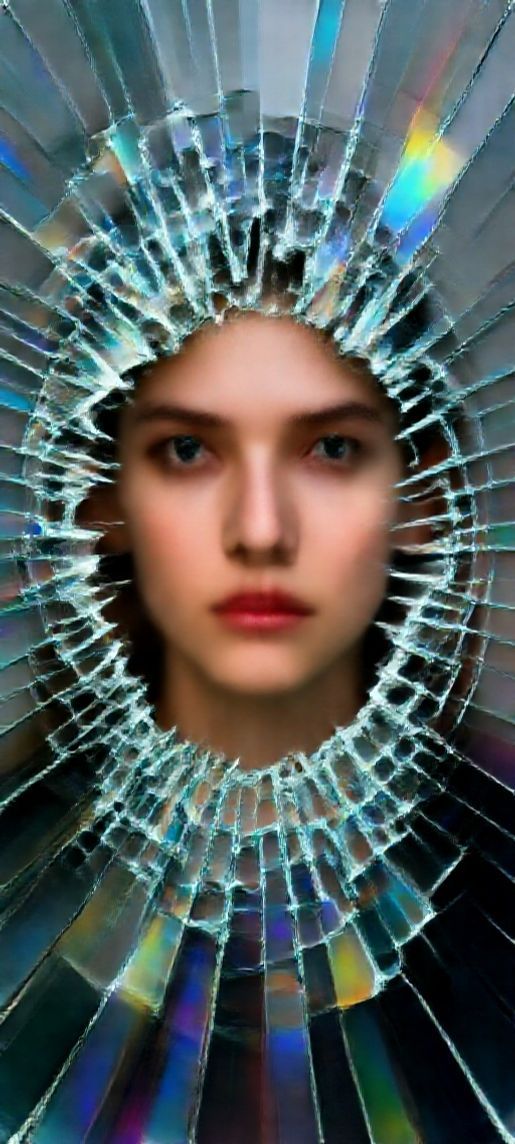 Prism Light Rainbow Fragments Abstract Version Wallpaper