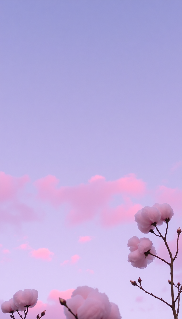 Pink Cloud Cotton Candy Sky Dreamy Aesthetic Elite Wallpaper