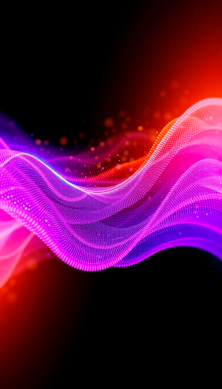 Flowing Particles Stream Colorful Abstract Select Wallpaper