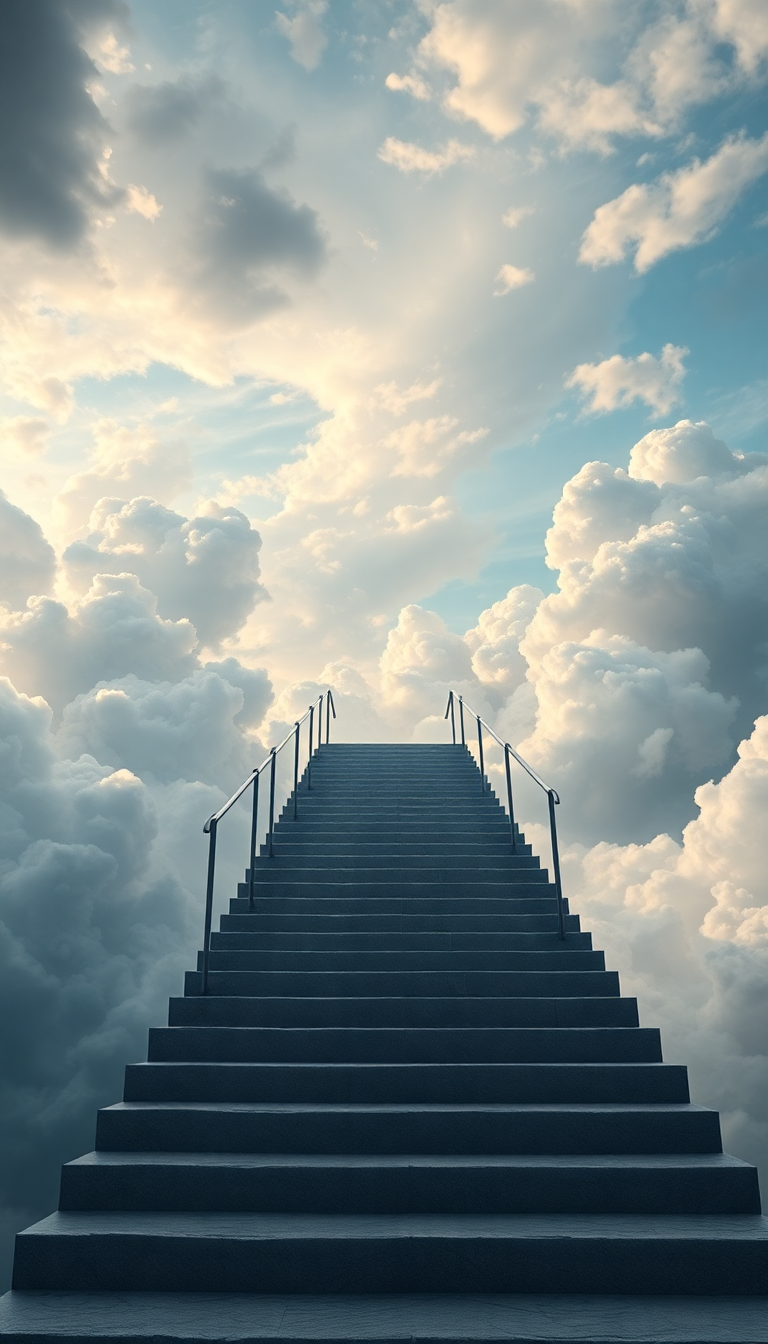 Premium To Nowhere In Cloudy Digital art Wallpaper