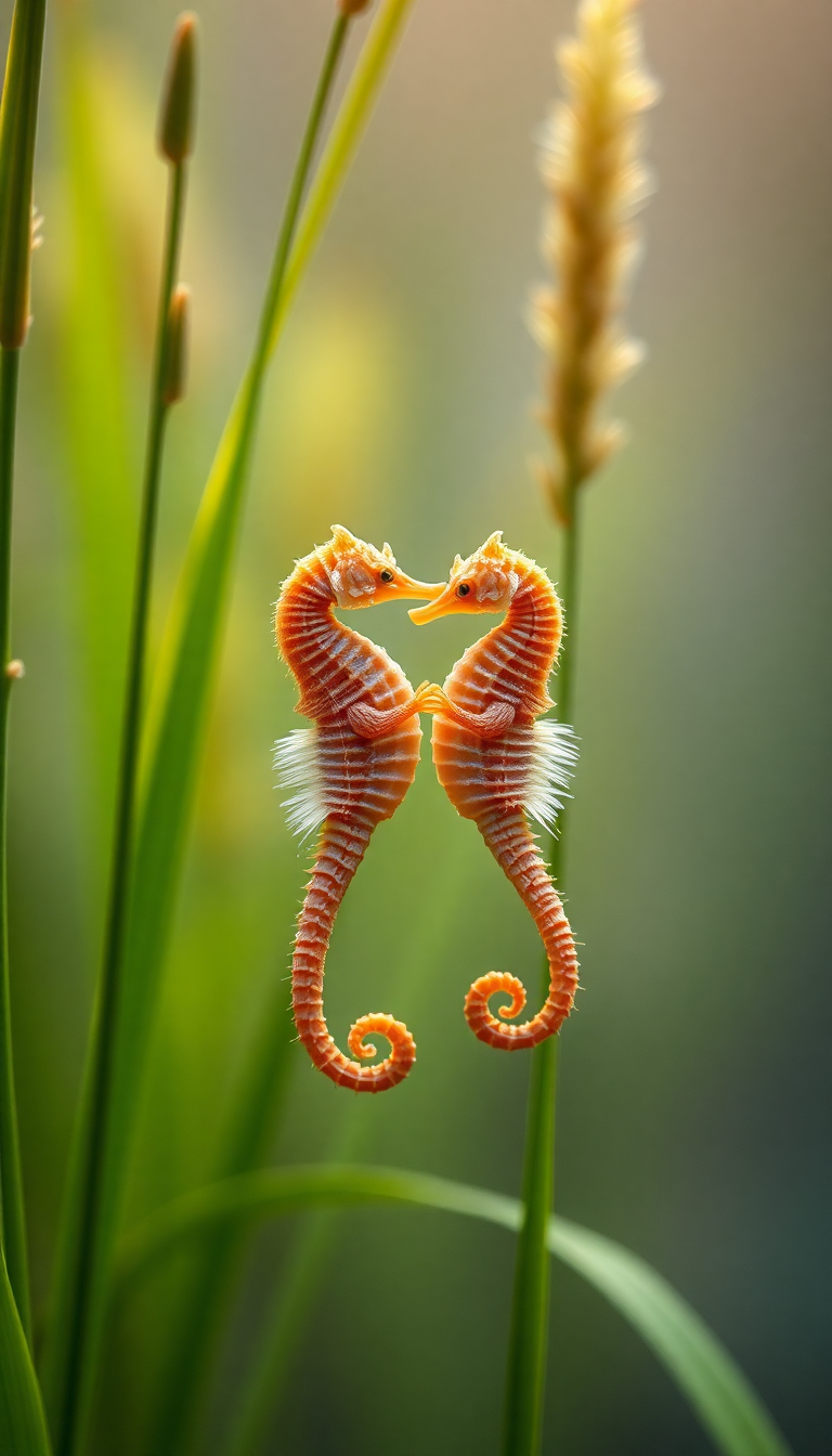 Couple Dancing Seagrass Magical Nature Ultra HD Wallpaper