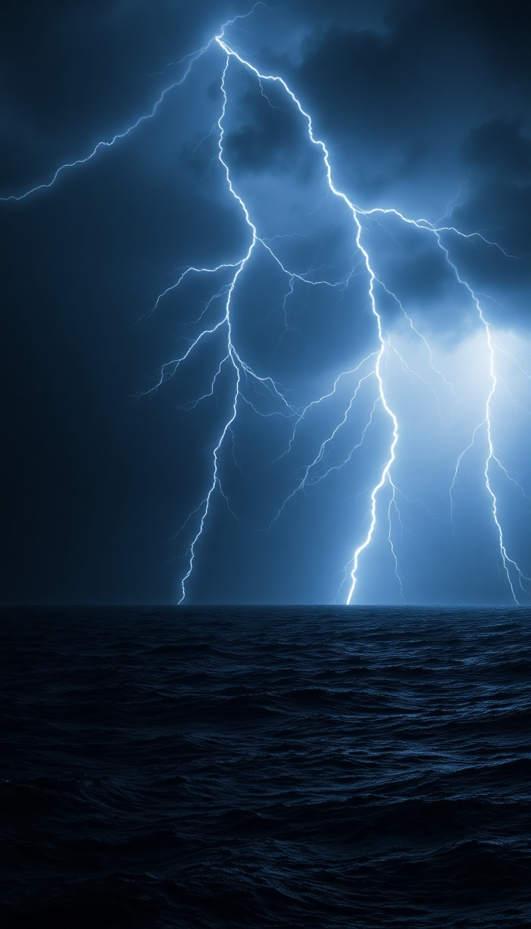 Lightning Storm Over Stunning HD Wallpaper