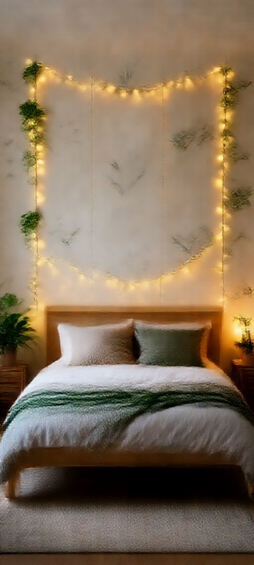 Aesthetic Serene Indie Bedroom Fairy Wallpaper