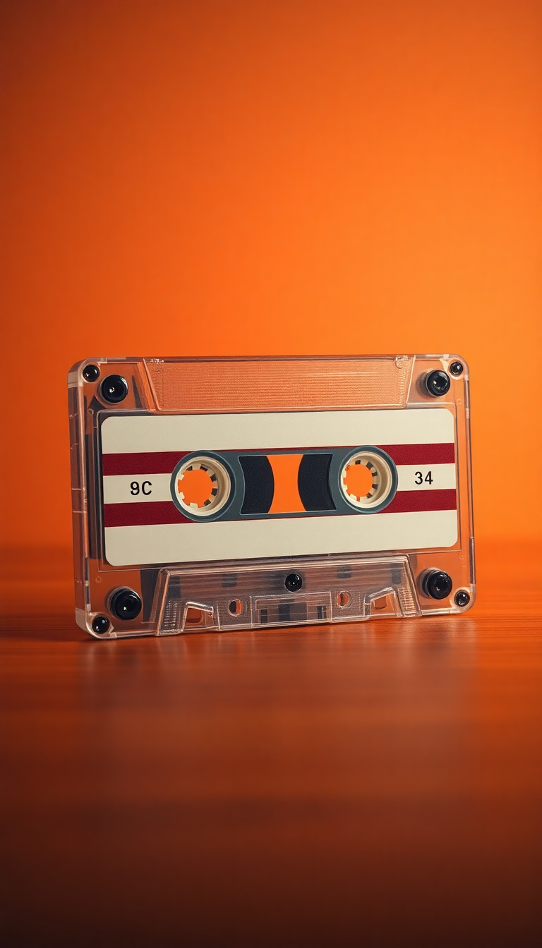 Cassette Tape Mixtape Retro Music Aesthetic Photorealistic Version Wallpaper