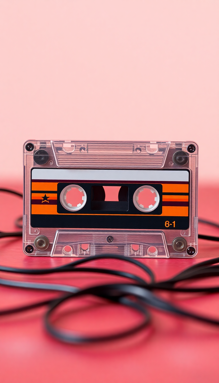 Aesthetic Sleek Cassette Tape Mixtape Wallpaper