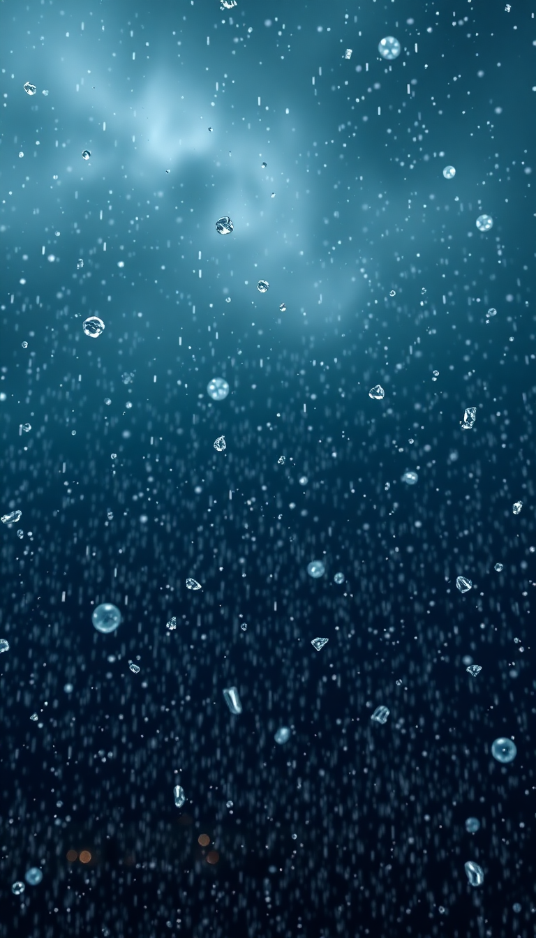 Hailstorm Dramatic Ice Metallic HD Wallpaper