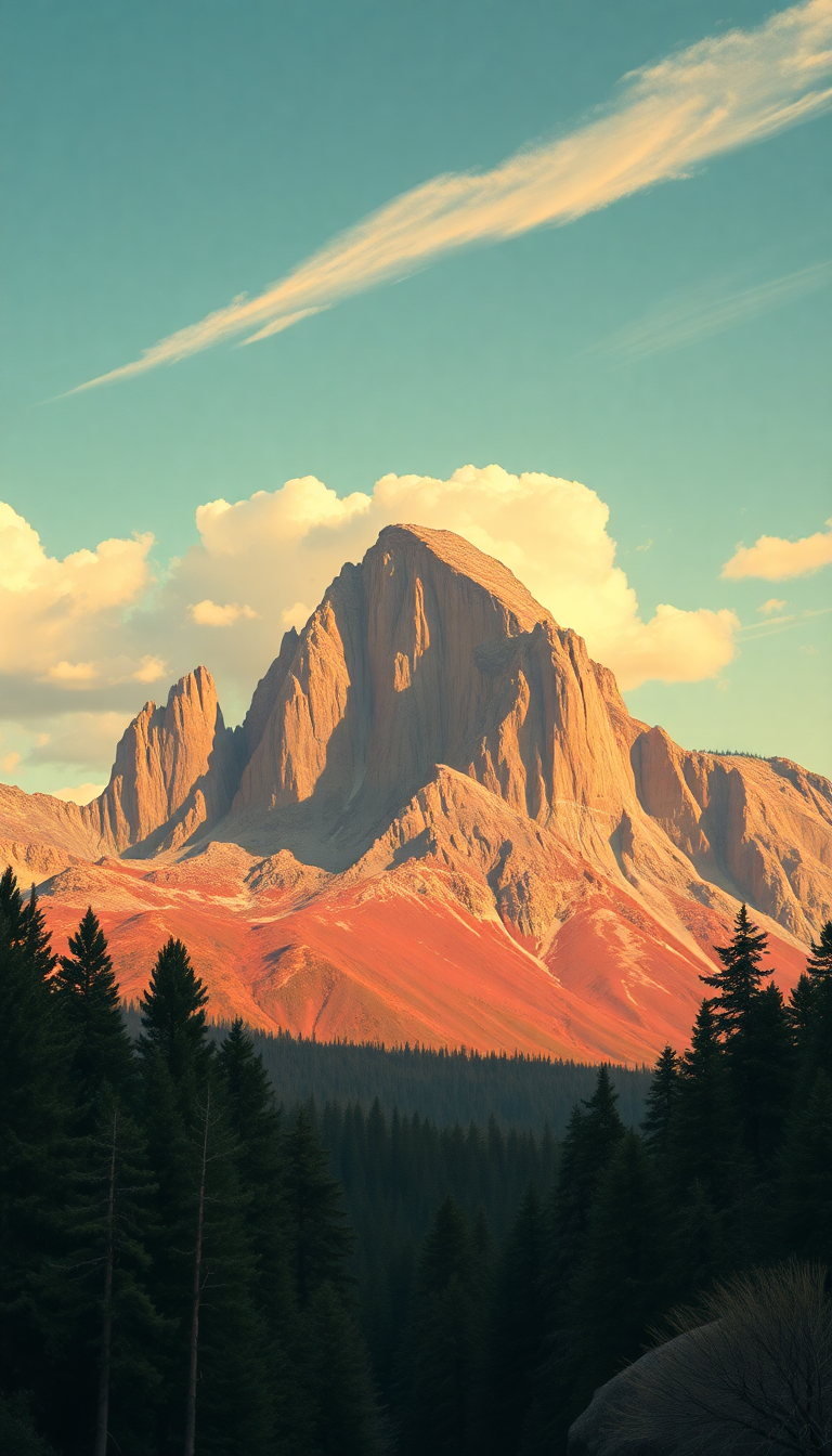 Glowing National Style Poster Travel Digital art Wallpaper