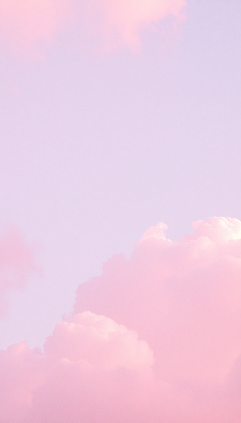Aesthetic Lunar Cloud Cotton Candy Wallpaper