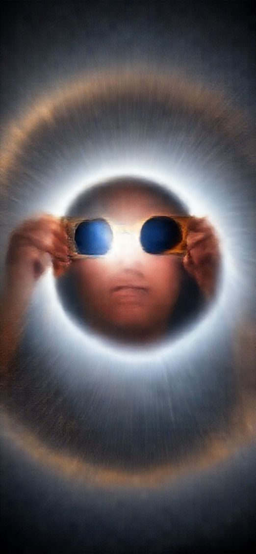 Eternal Chromatic Solar Eclipse Corona Wallpaper