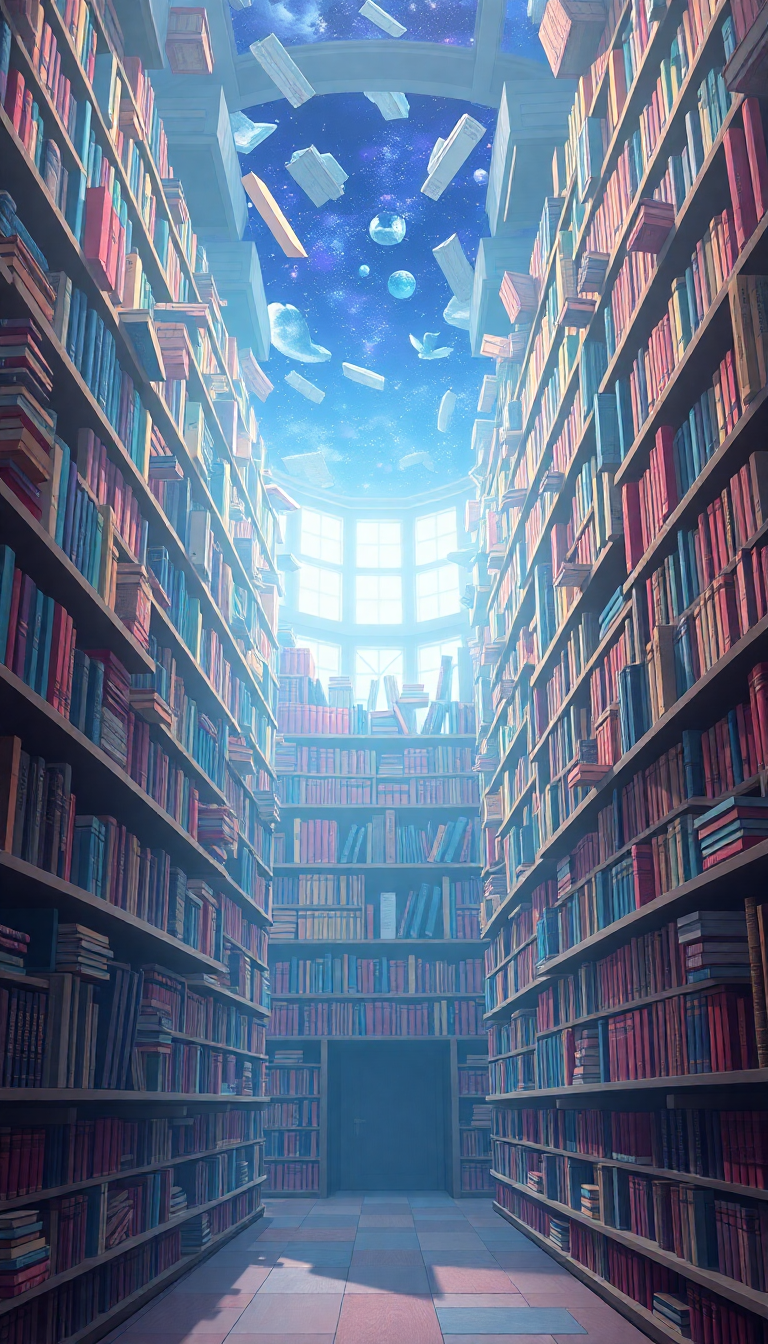 Vintage Geometric Magical Library Infinite Wallpaper