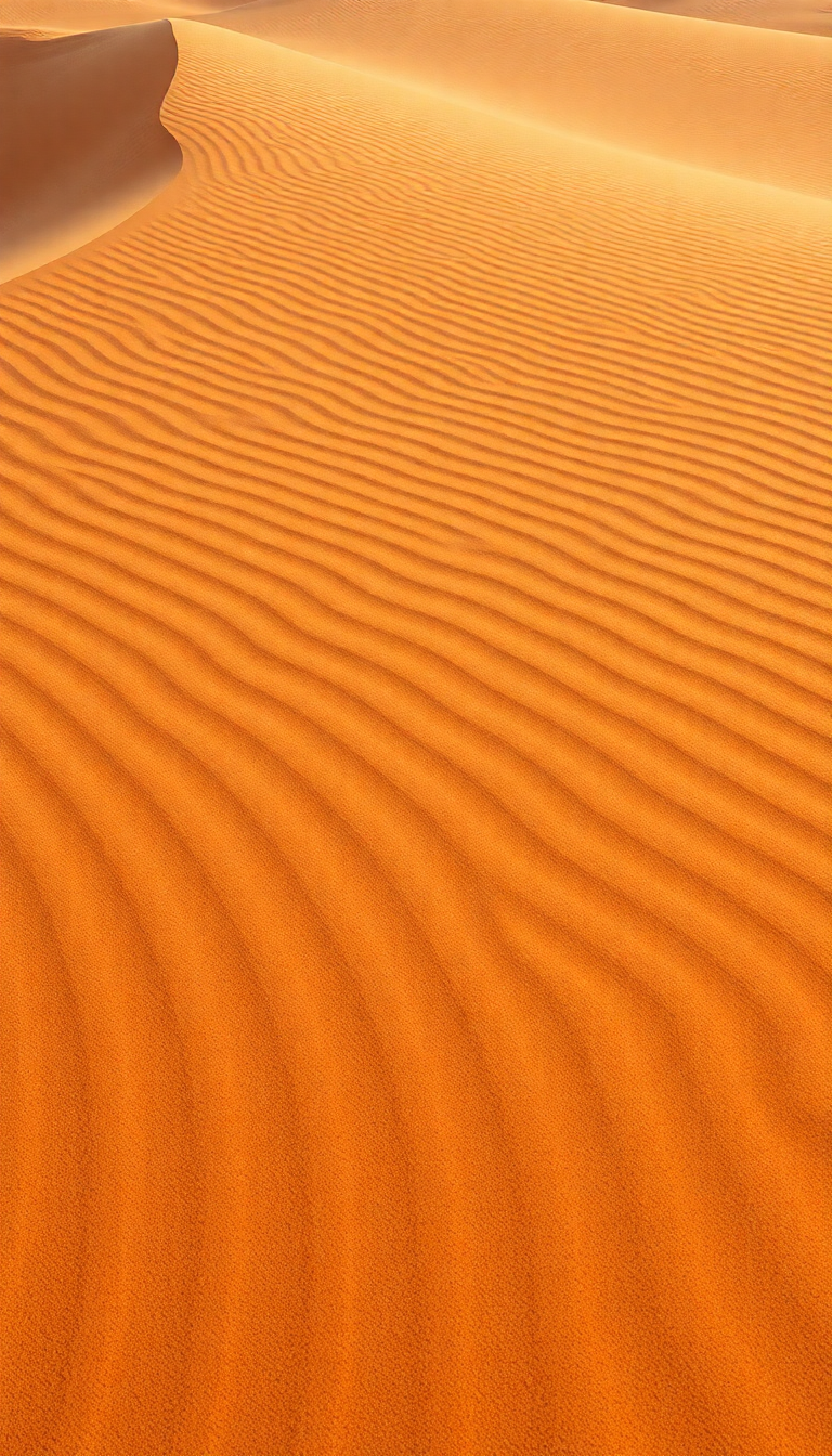 Eternal Sand Dune Ripples Wind Patterns Wallpaper