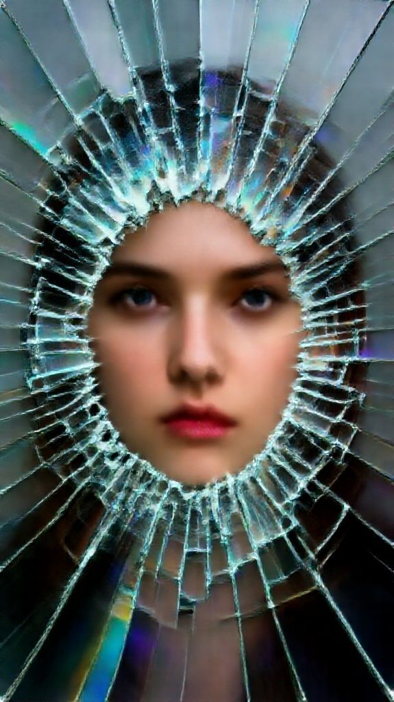 Shattered Glass Prism Ancient Standard Wallpaper