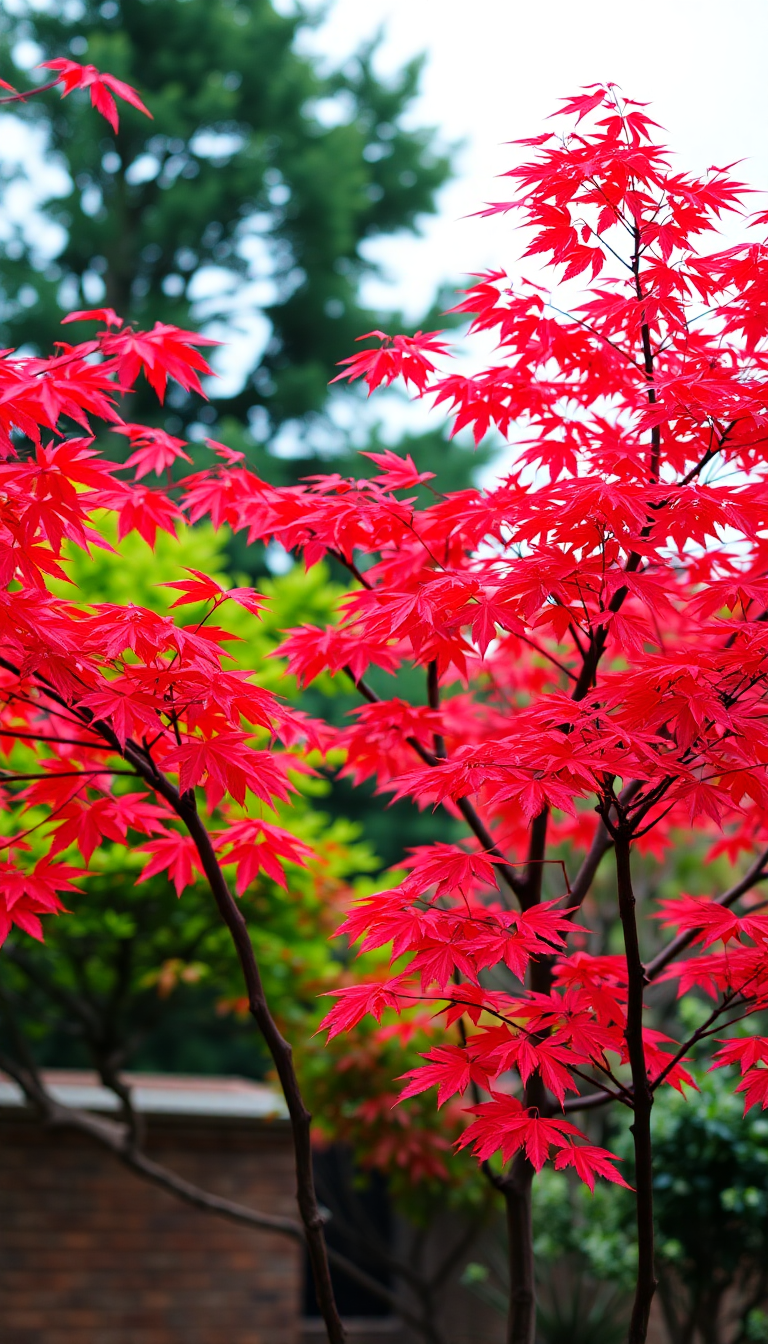 Subtle Premium Japanese Maple Tree Wallpaper