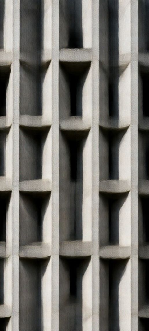 Subtle Shadows Geometric Concrete Architecture Photorealistic Wallpaper