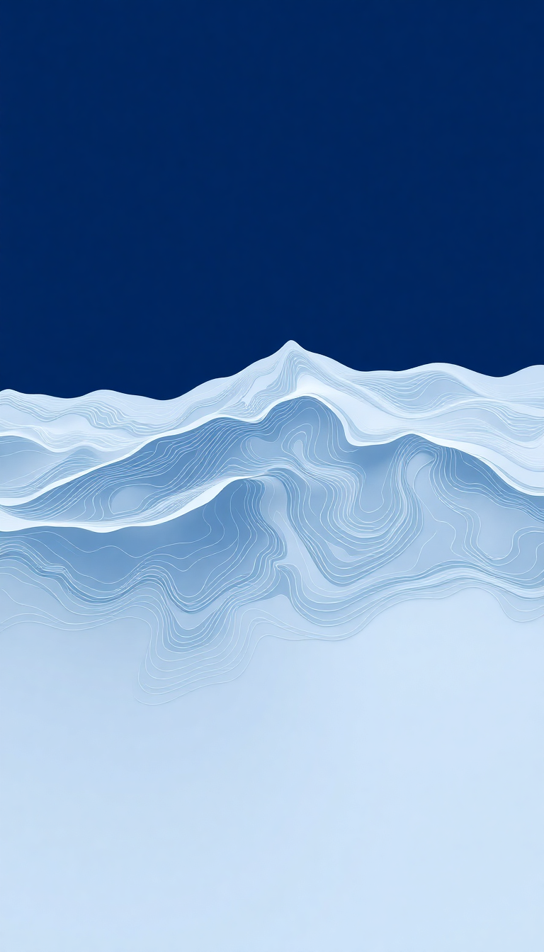 Topographic Lines Flowing Classic HD Wallpaper