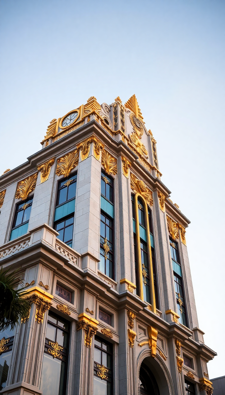 Art Deco Building Geometric HD Wallpaper