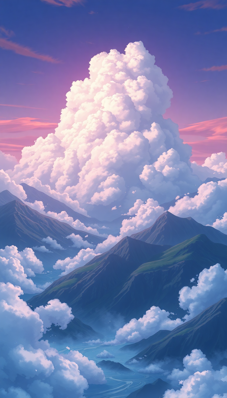 Cloud Sea Above Glossy HD Wallpaper