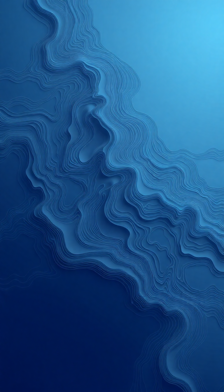 Zen Topographic Flowing Map Minimalist Wallpaper