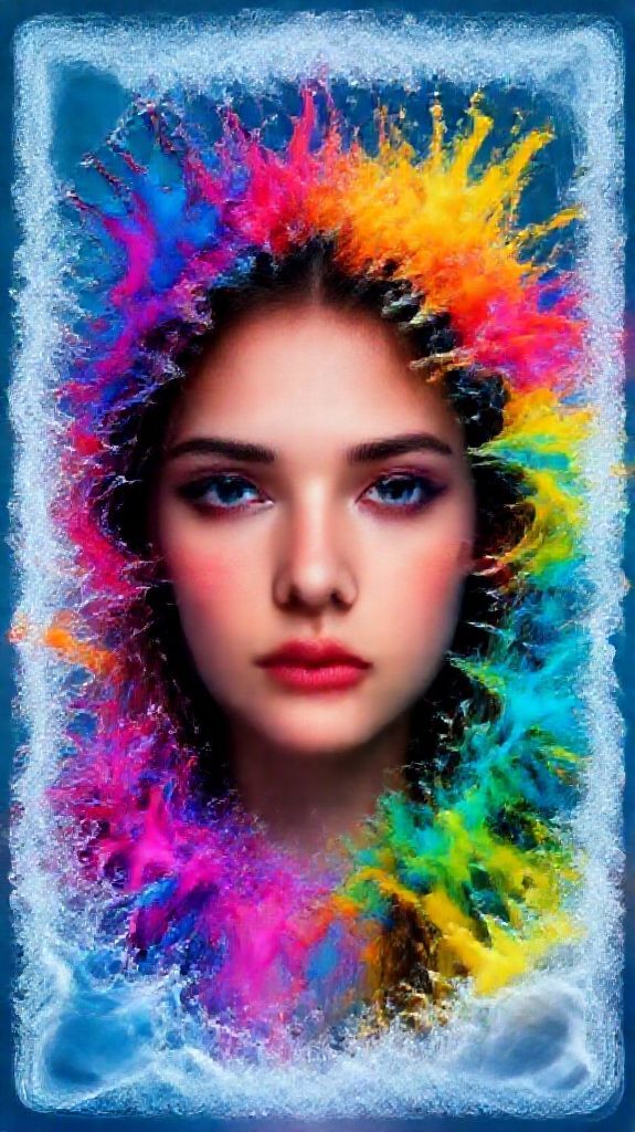 Pristine Ink Explosion Water Freeze Frame Wallpaper