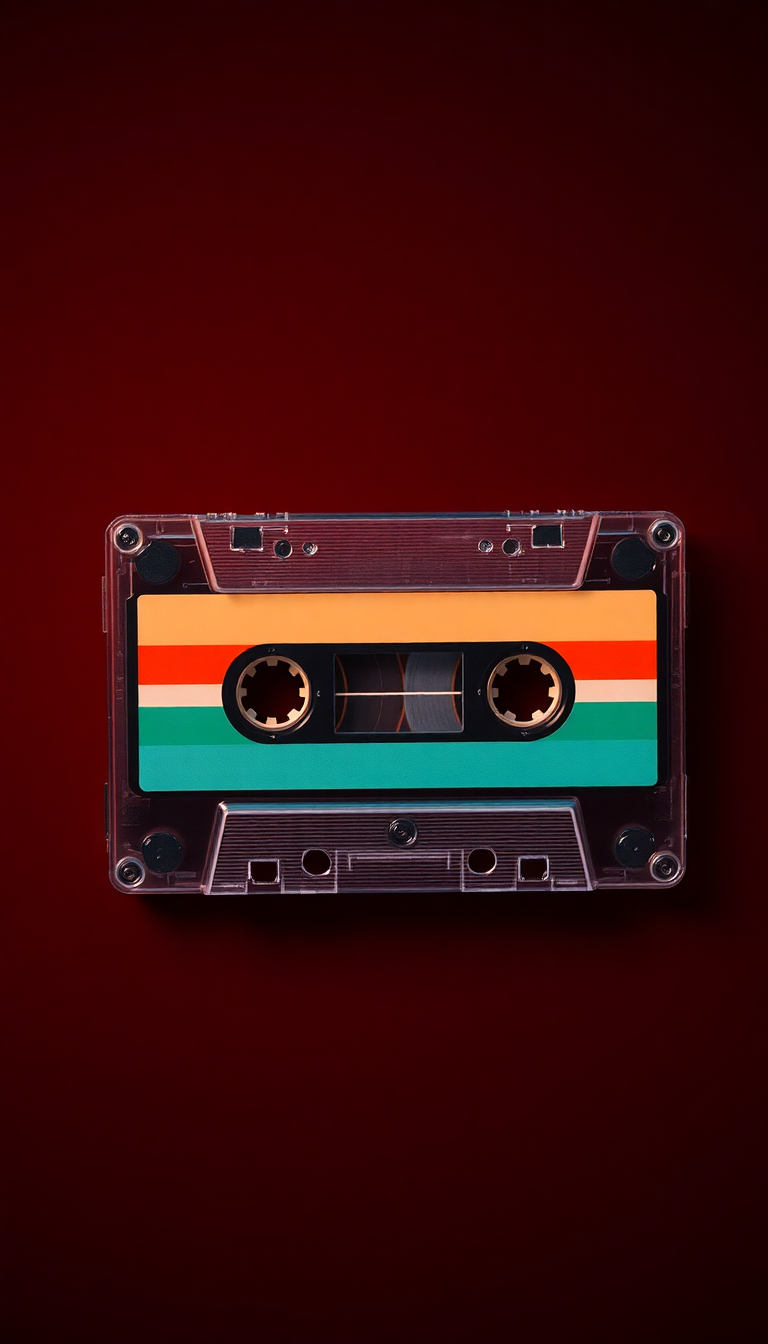 Twilight Cassette Mixtape Music Photorealistic Wallpaper