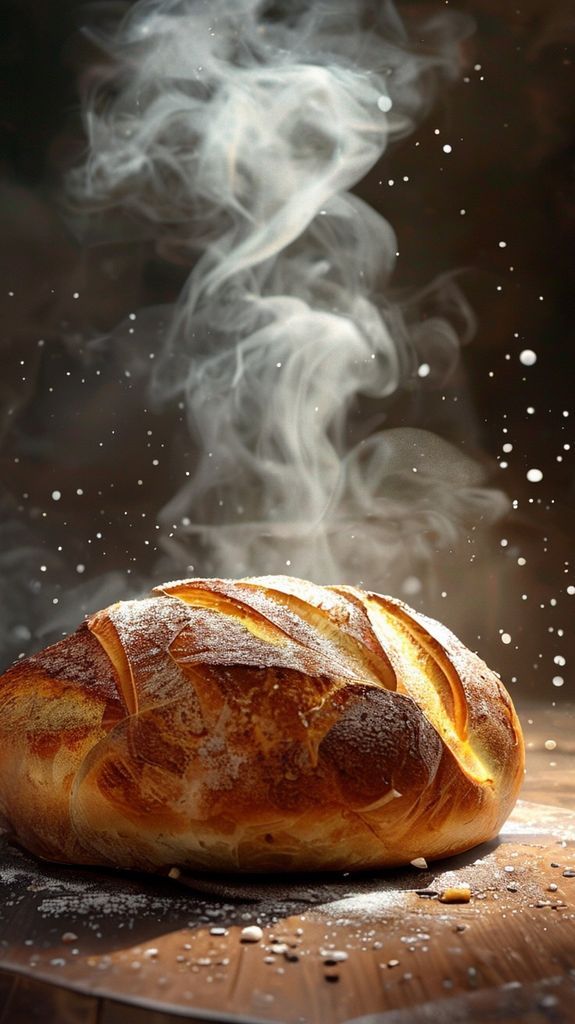 Whimsical Tranquil Bread Fresh Baked Wallpaper