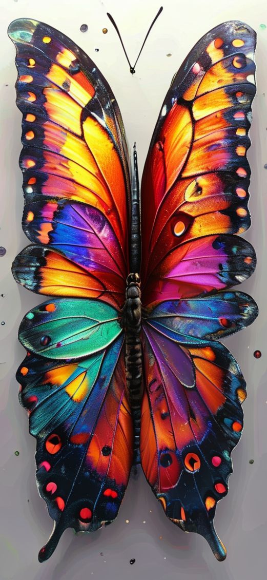 Butterfly Wing Macro Alluring Compact Wallpaper