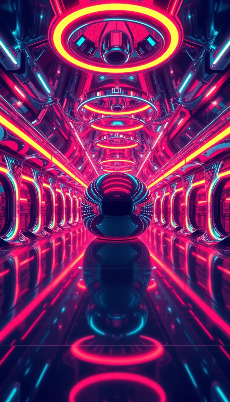 Sacred 60s Vision Of Future Digital art Wallpaper