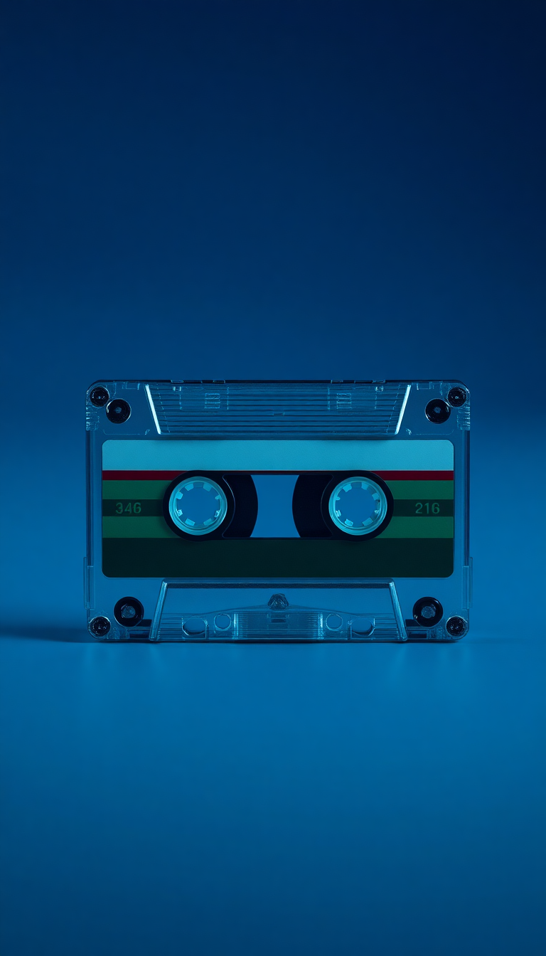 Photorealistic Modern Tape Mixtape Retro Wallpaper