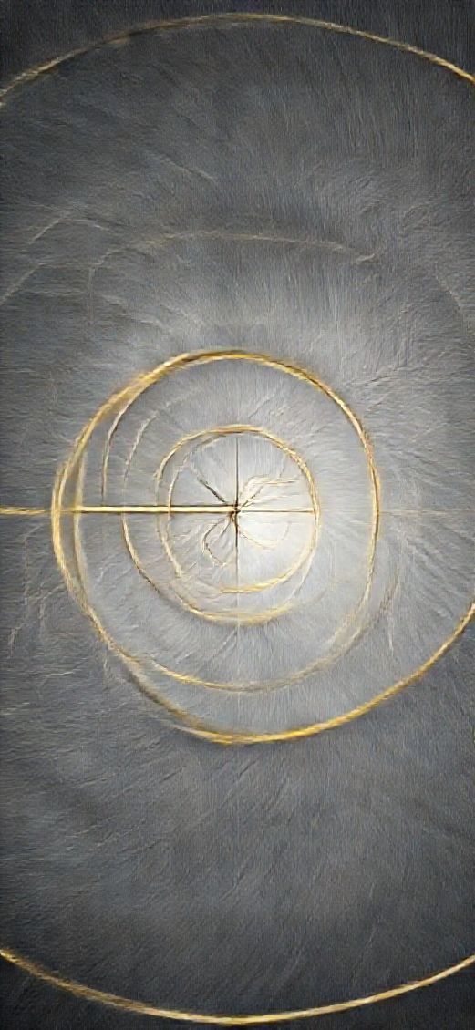Abstract Classic Fibonacci Spiral Golden Wallpaper