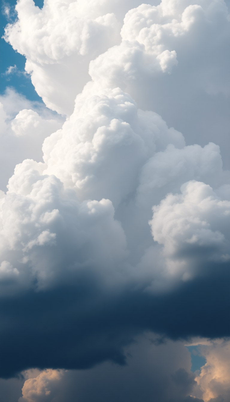 Timeless Sky Bubble Dramatic Clouds Photorealistic Wallpaper