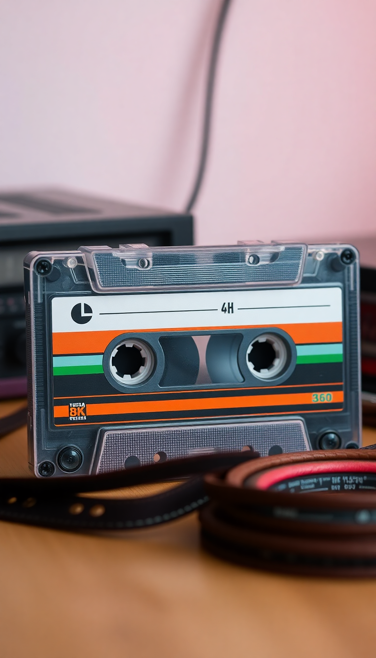 Eternal Tape Mixtape Retro Music Photorealistic Wallpaper