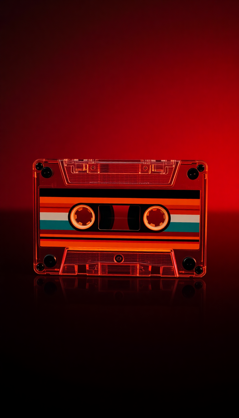 Cassette Tape Mixtape Retro Music Aesthetic Photorealistic Fresh Wallpaper