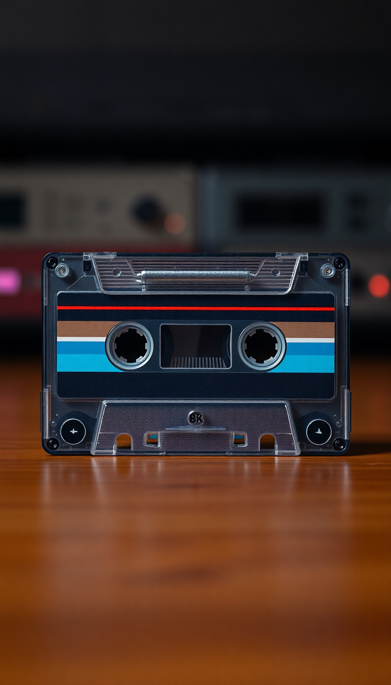 Aesthetic Iridescent Cassette Tape Mixtape Wallpaper
