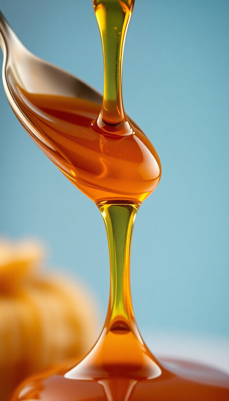 Fiery Honey From Golden Macro Photorealistic Wallpaper
