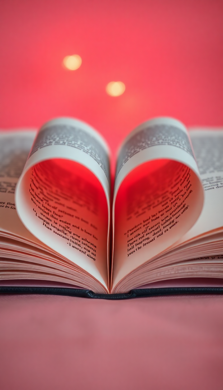 Book Pages Heart Shape Romantic Aesthetic New Wallpaper