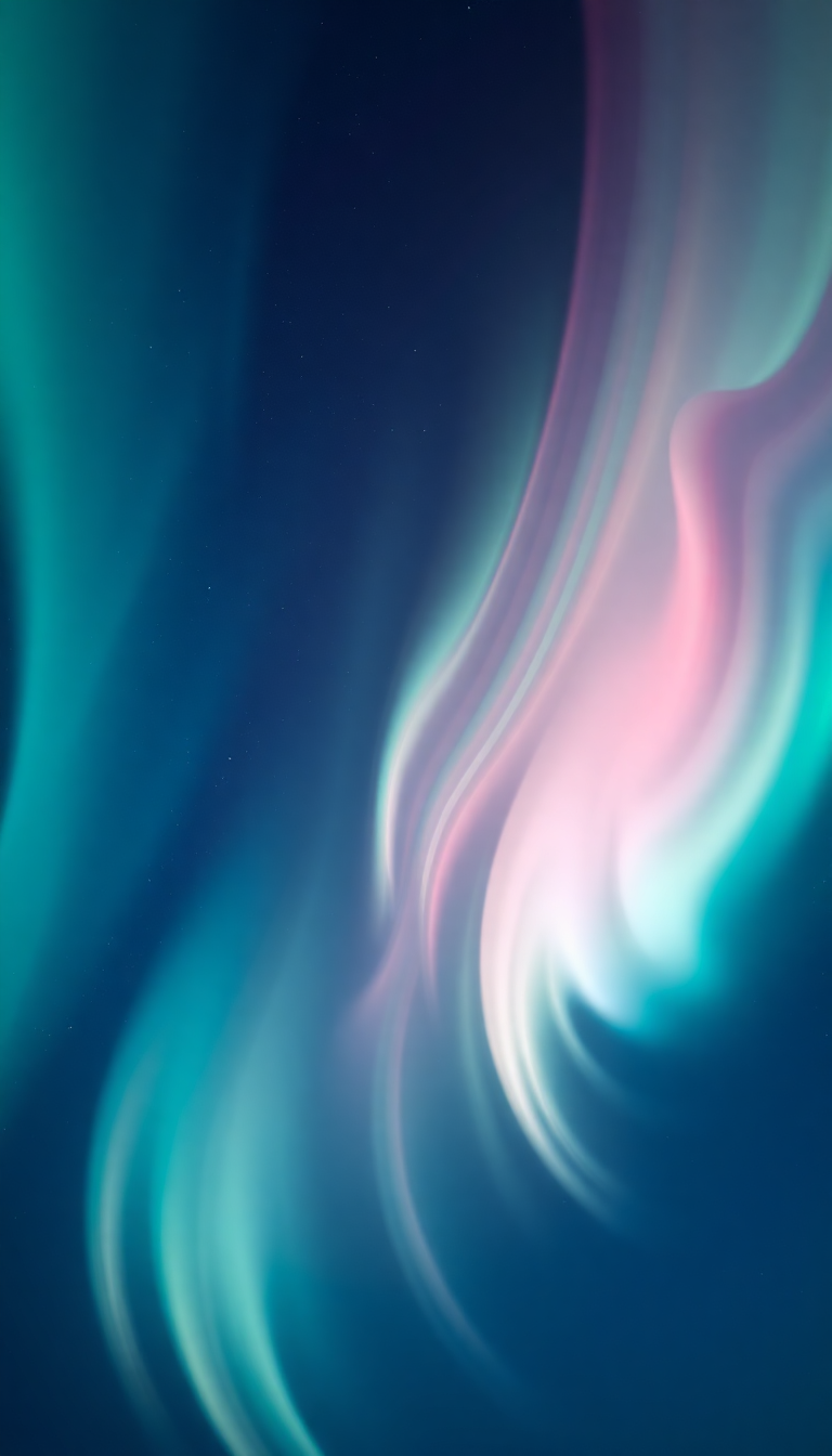 Brilliant Lights Abstracted Flowing Ribbons Digital art Wallpaper