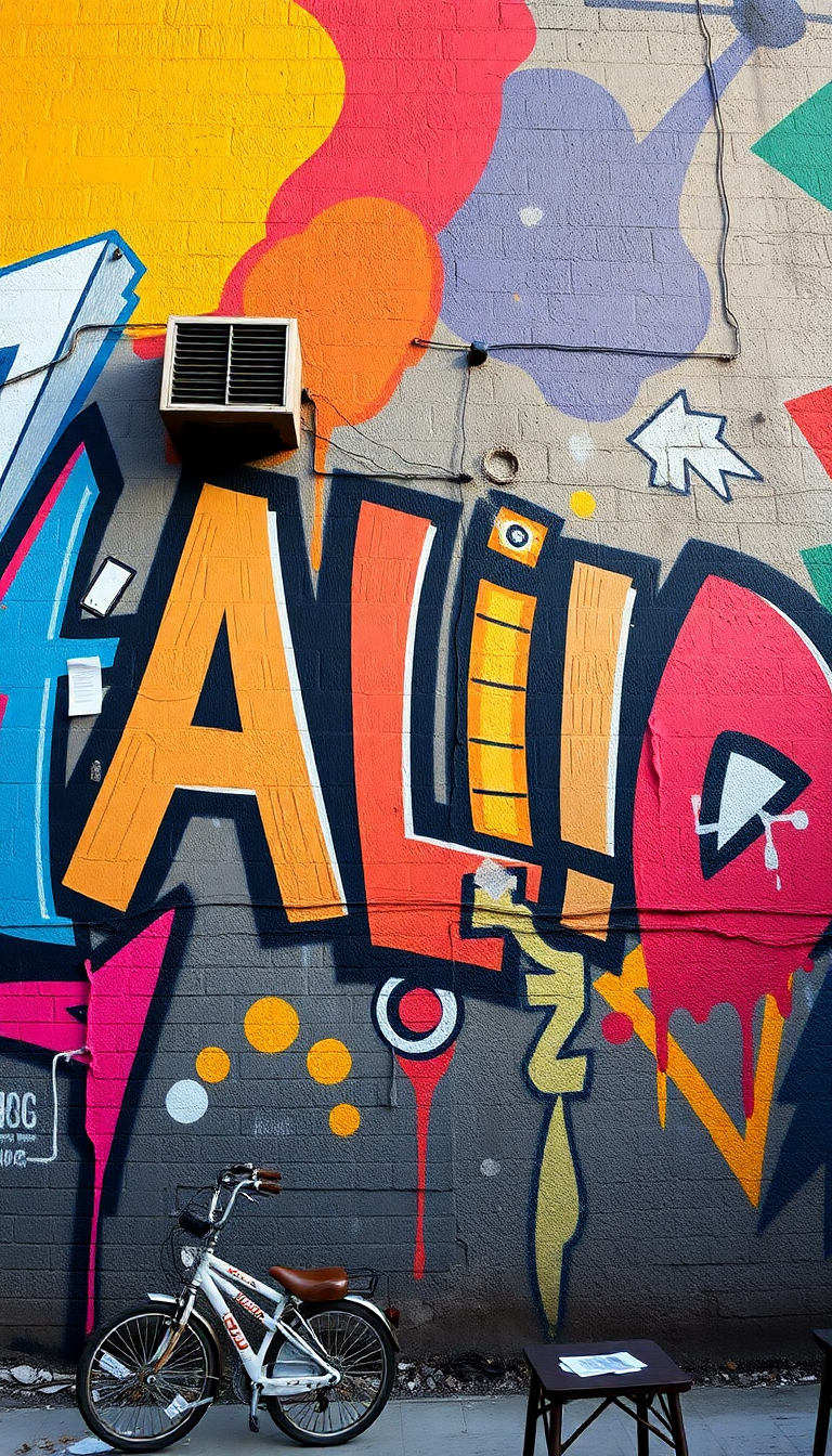 Colorful Wall Urban Decay Aesthetic Edition Wallpaper