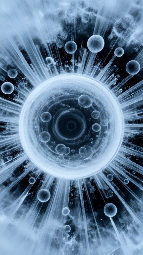 Frozen Bubbles Trapped Crystal Nature New Wallpaper